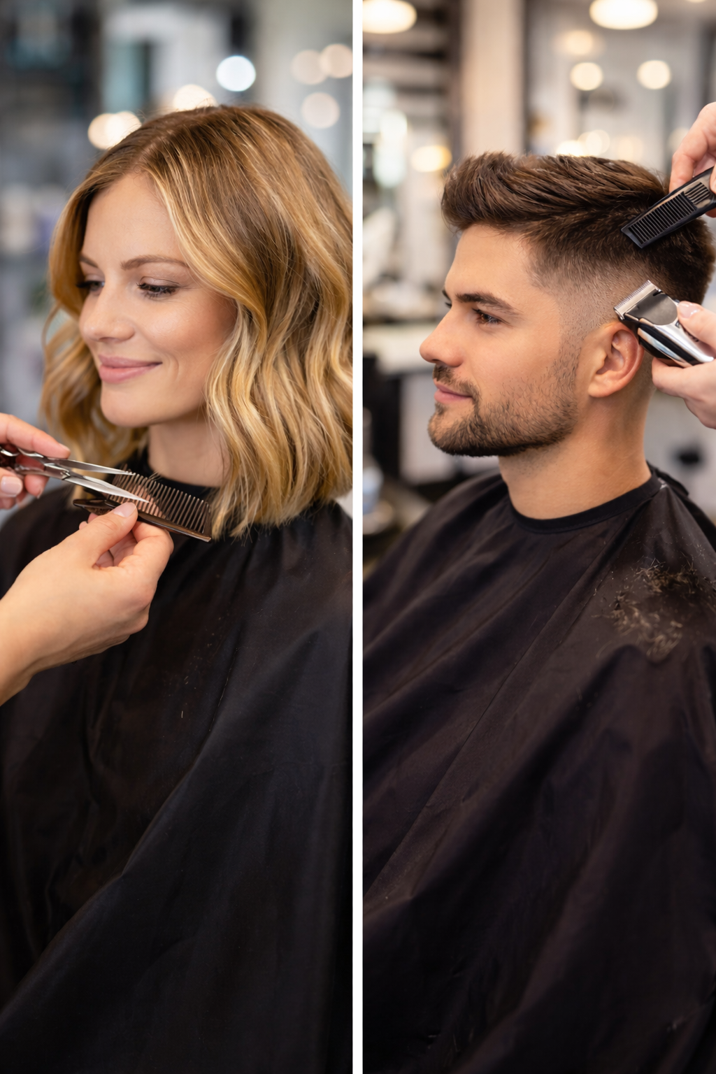 Ladie's cut & Men's cut